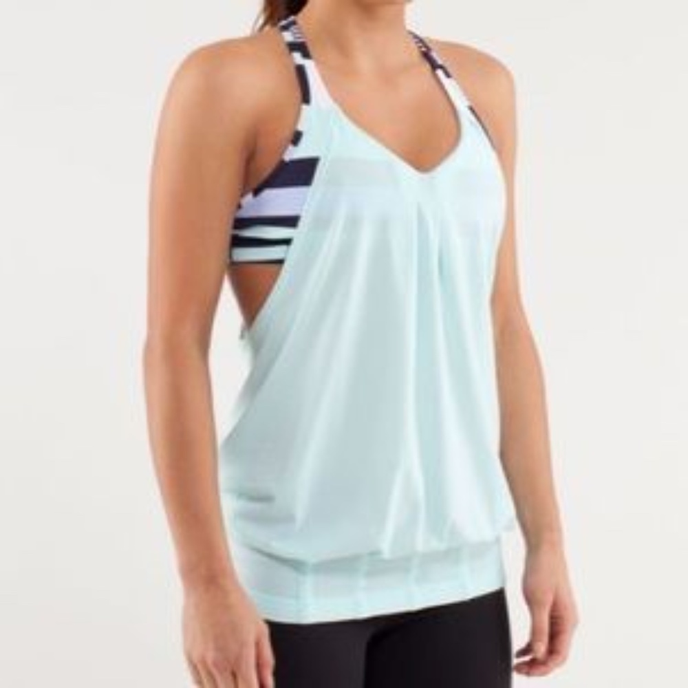 Lululemon Practice Freely Sports Bra Tank Top Sz 4
